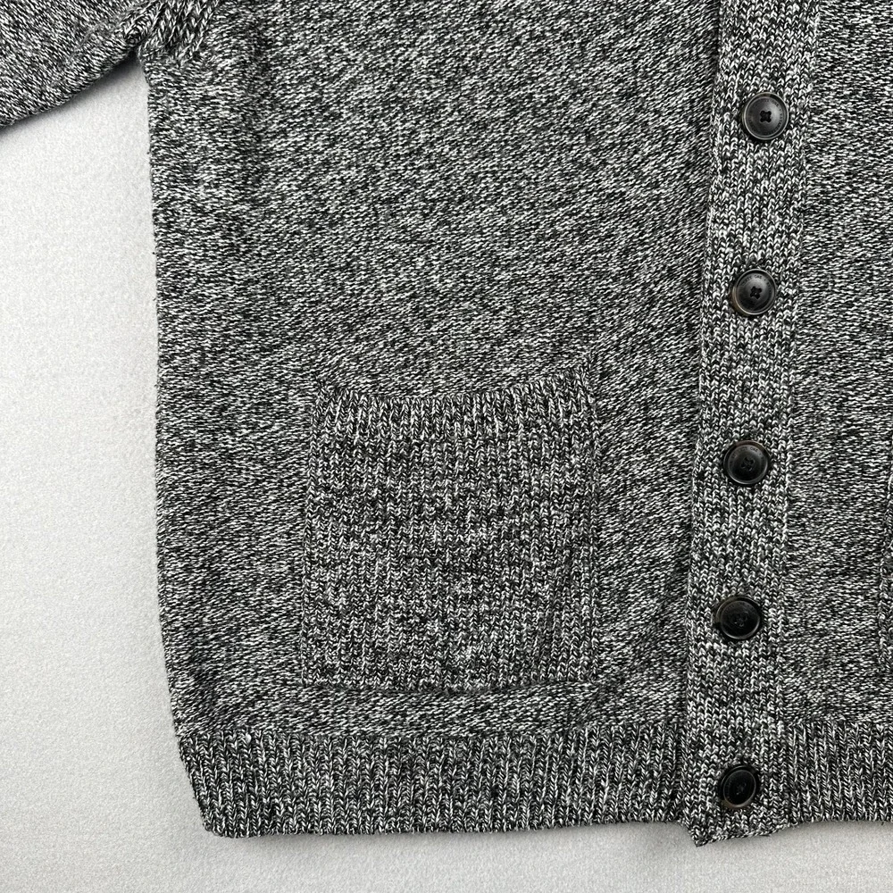 Angelo Litrico Men's 3XL Grey Cardigan Acrylic Sweater